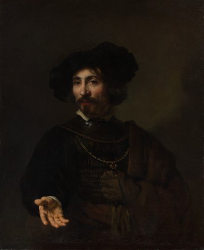 Portrait of a Man with a Steel Gorget by Rembrandt van Rijn